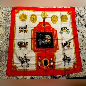 CELINE Paris thème "La poste XIX siècles" scarf